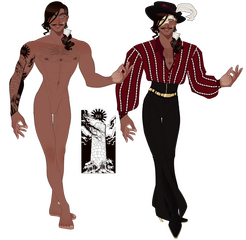 Base Custom ($60) + complexity fee (tattoo)